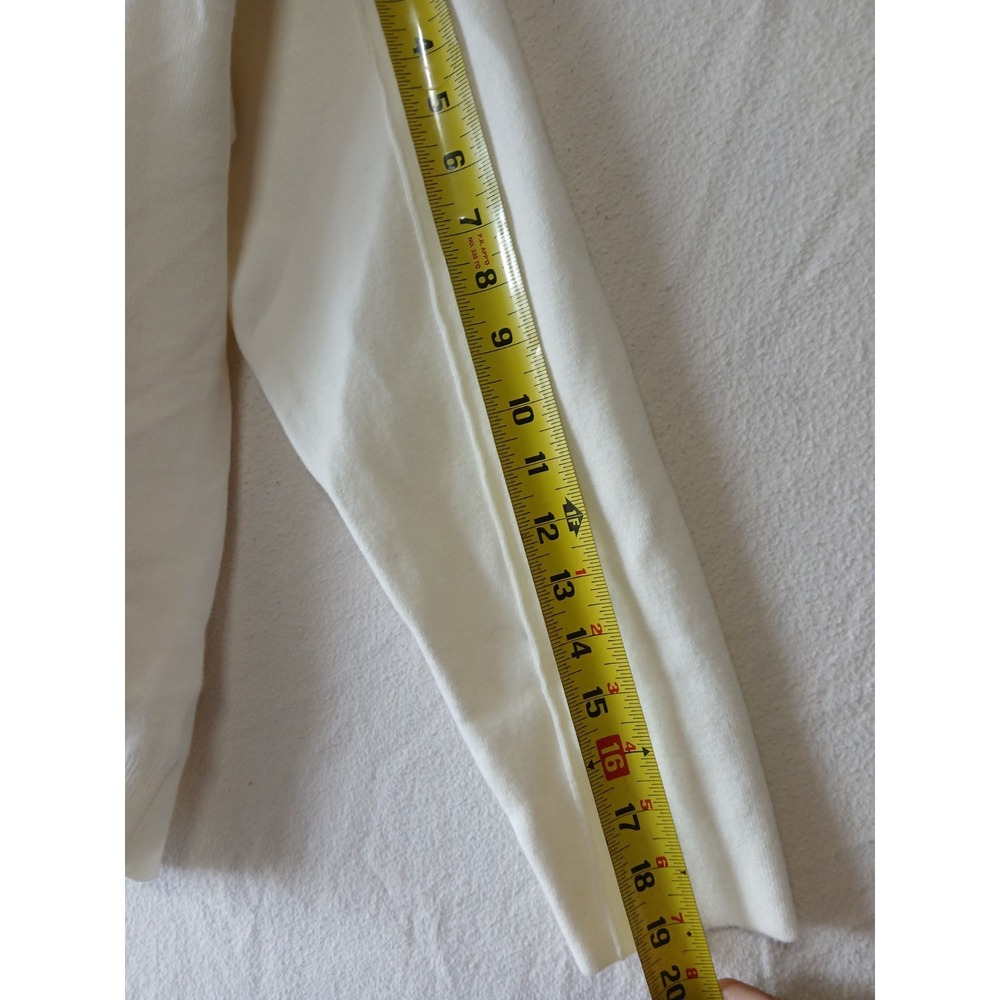 All Row Sweater‎ Button Up Ivory cardigan Small NWOT - Picture 8 of 10